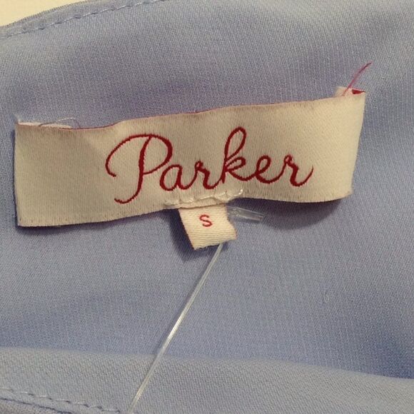 Parker Peyton Purple Lavender Violet Silk One Shoulder Mini Dress NWT Size Small - Picture 7 of 8